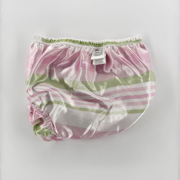 Youngland Infant 18M Easter Dress Pink Green Striped with Bloomers Spring Outfit - Picture 13 of 13